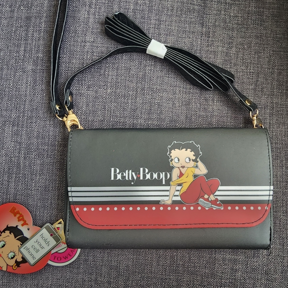 New Betty Boop Wallet wristlel crosbody